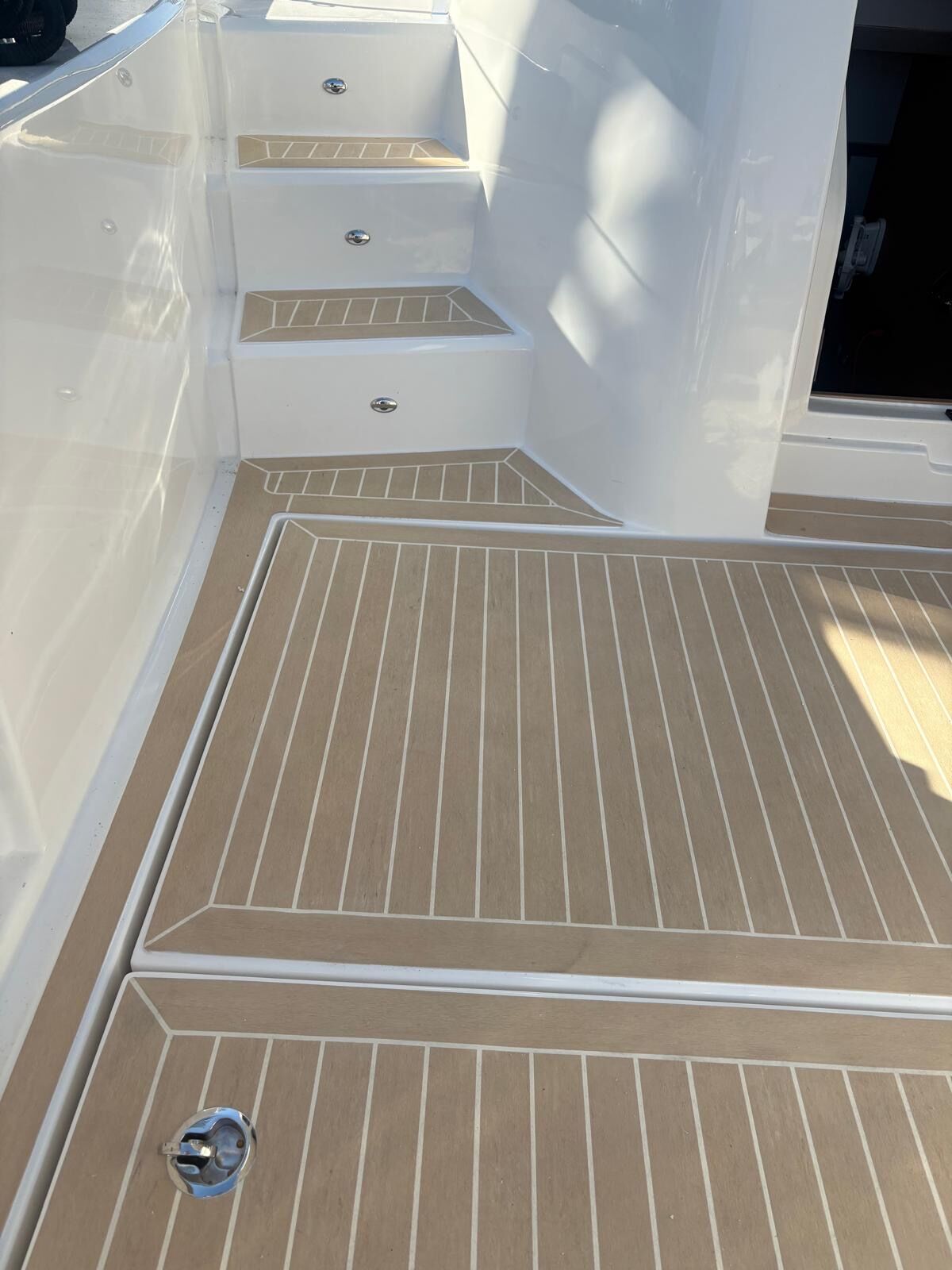SeaQuan swim platform with new Permateek decking