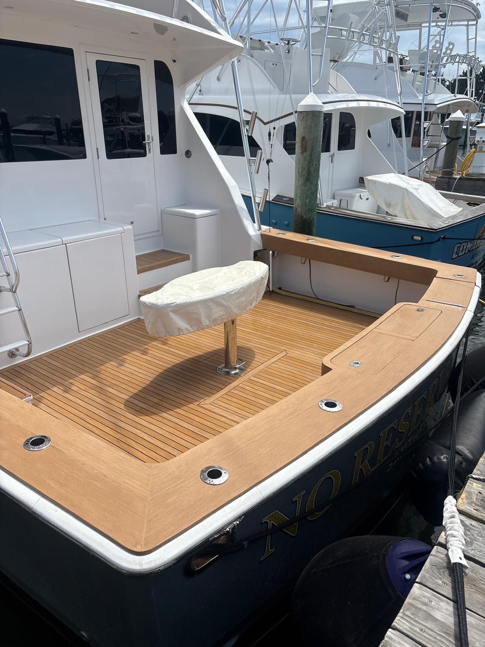 Sportfish cockpit re-deck after